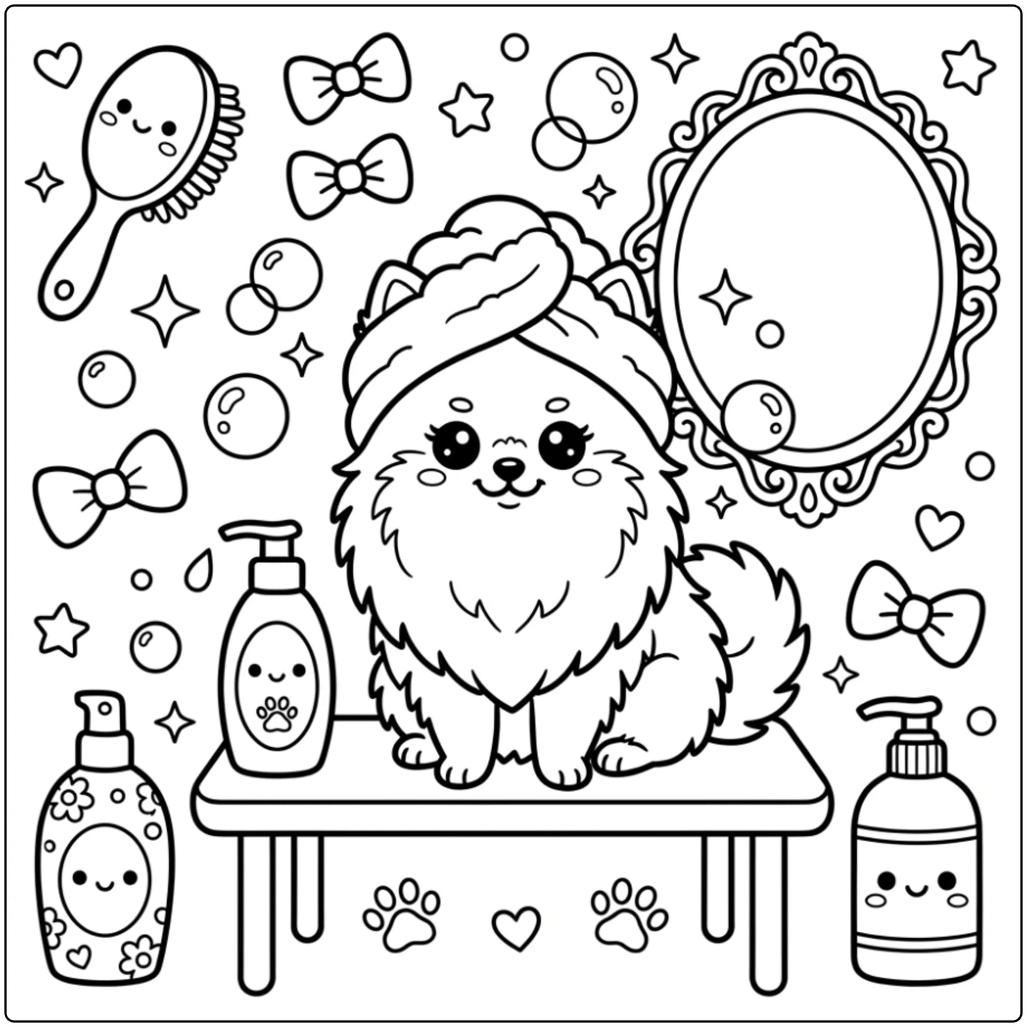 40 Pomeranian Coloring Pages: Printable PDFs To Print