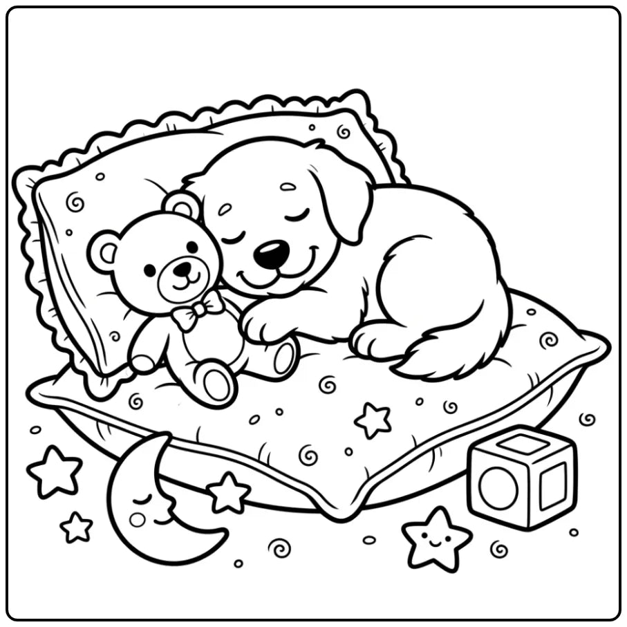 40 Golden Retriever Coloring Pages: Printable PDFs To Print