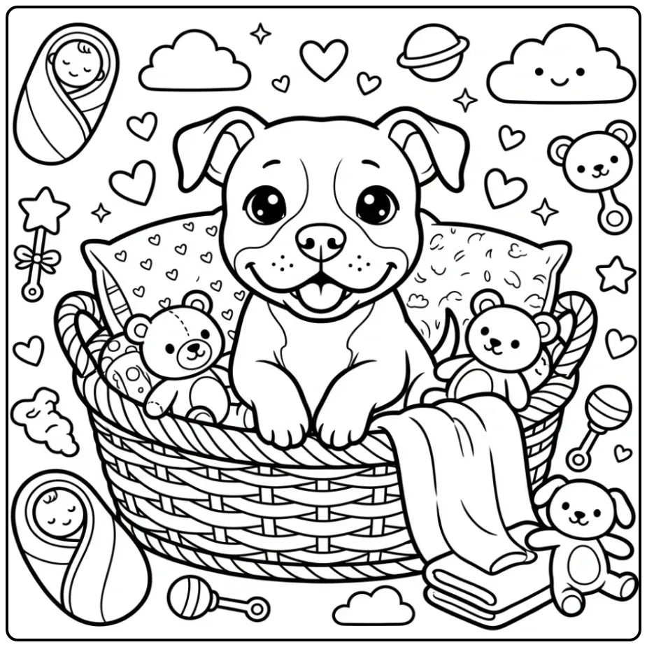 40 Pitbull Coloring Pages: Printable PDFs To Print