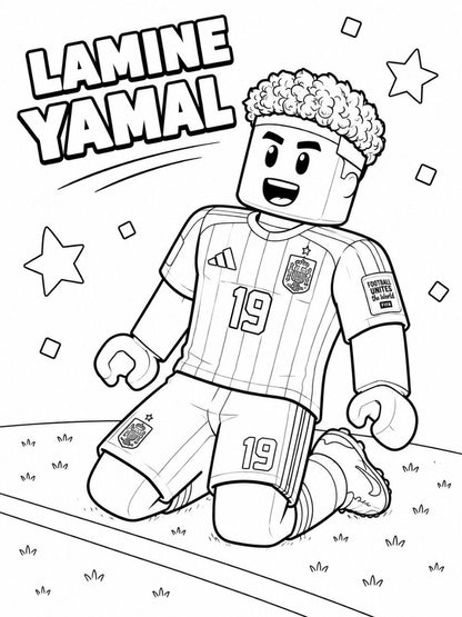 WORLDCUP x ROBLOXSTYLE 30 Amazing Coloring Pages