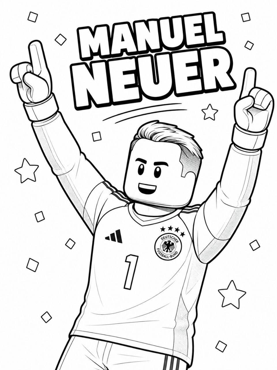 WORLDCUP x ROBLOXSTYLE 30 Amazing Coloring Pages
