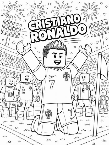 WORLDCUP x ROBLOXSTYLE 30 Amazing Coloring Pages