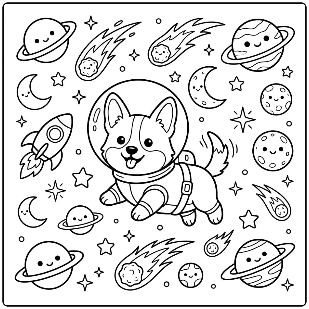 50 Corgi Coloring Pages: Printable PDFs To Print