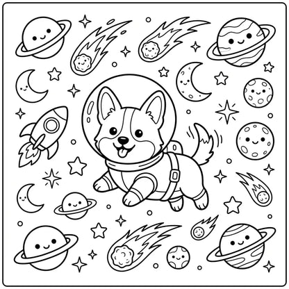 50 Corgi Coloring Pages: Printable PDFs To Print