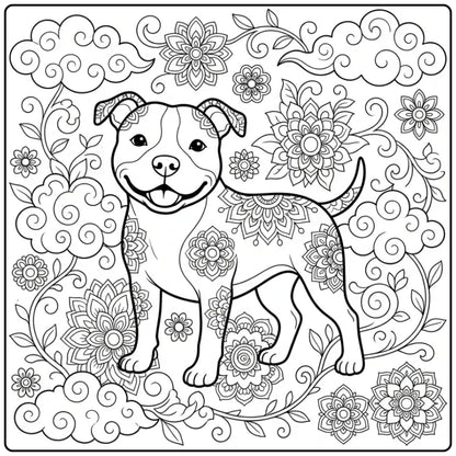 40 Pitbull Coloring Pages: Printable PDFs To Print