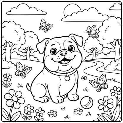 40 Bulldog Coloring Pages: Printable PDFs To Print