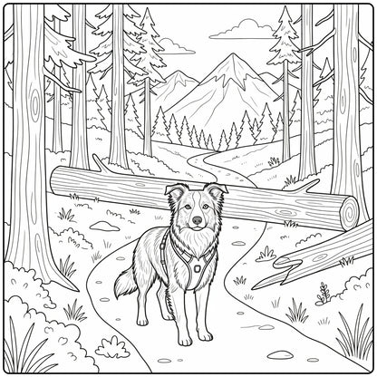 39 Border Collie Dogs Coloring Pages for Preschoolers : Printable PDFs To Print