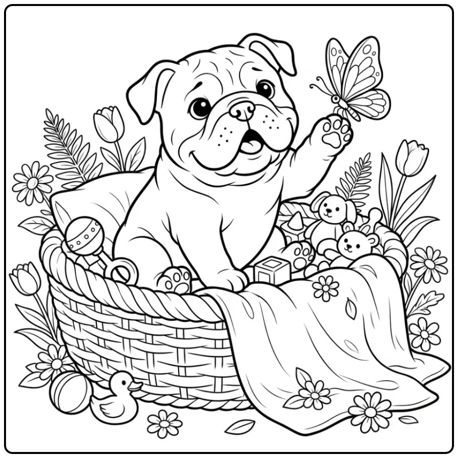 40 Bulldog Coloring Pages: Printable PDFs To Print