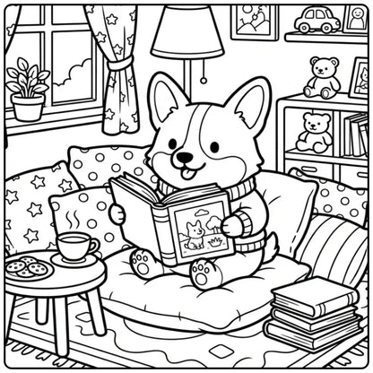 50 Corgi Coloring Pages: Printable PDFs To Print