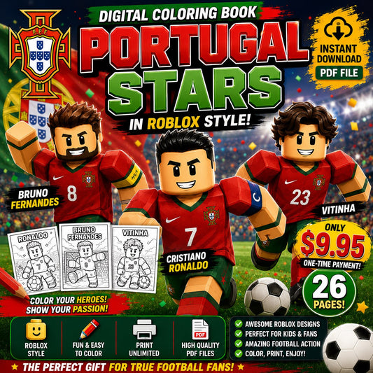 Portugal National Team x ROBLOX Style 26 Pages