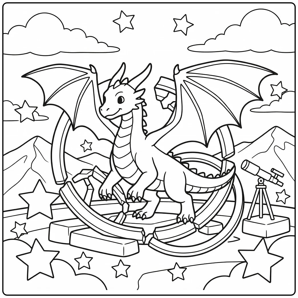 130+ Dragon Coloring Pages