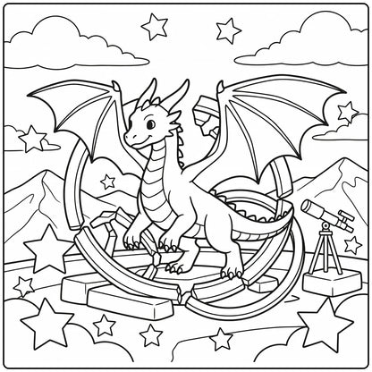 130+ Dragon Coloring Pages