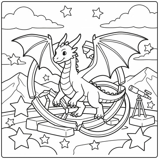 130+ Dragon Coloring Pages