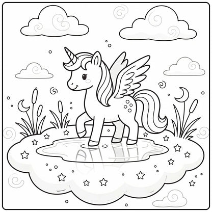 30+ Alicorn Coloring Pages