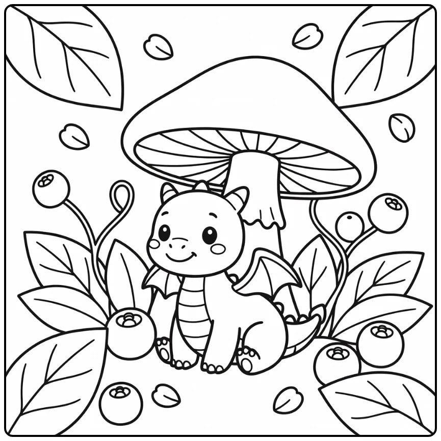 40+ Baby Dragon Coloring Pages
