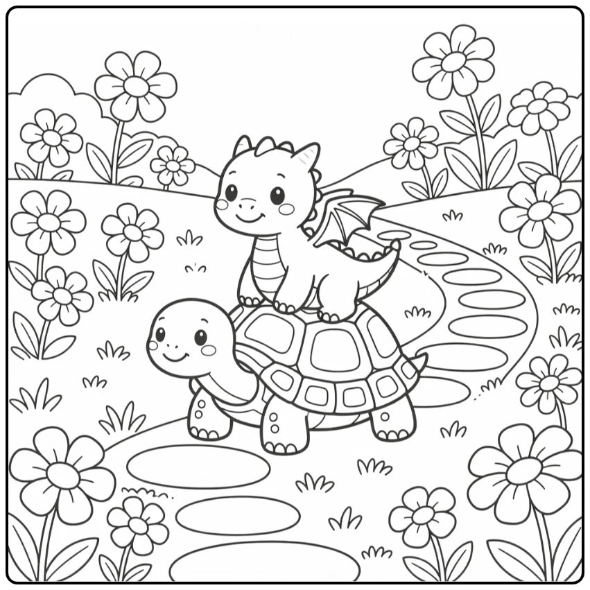 40+ Baby Dragon Coloring Pages