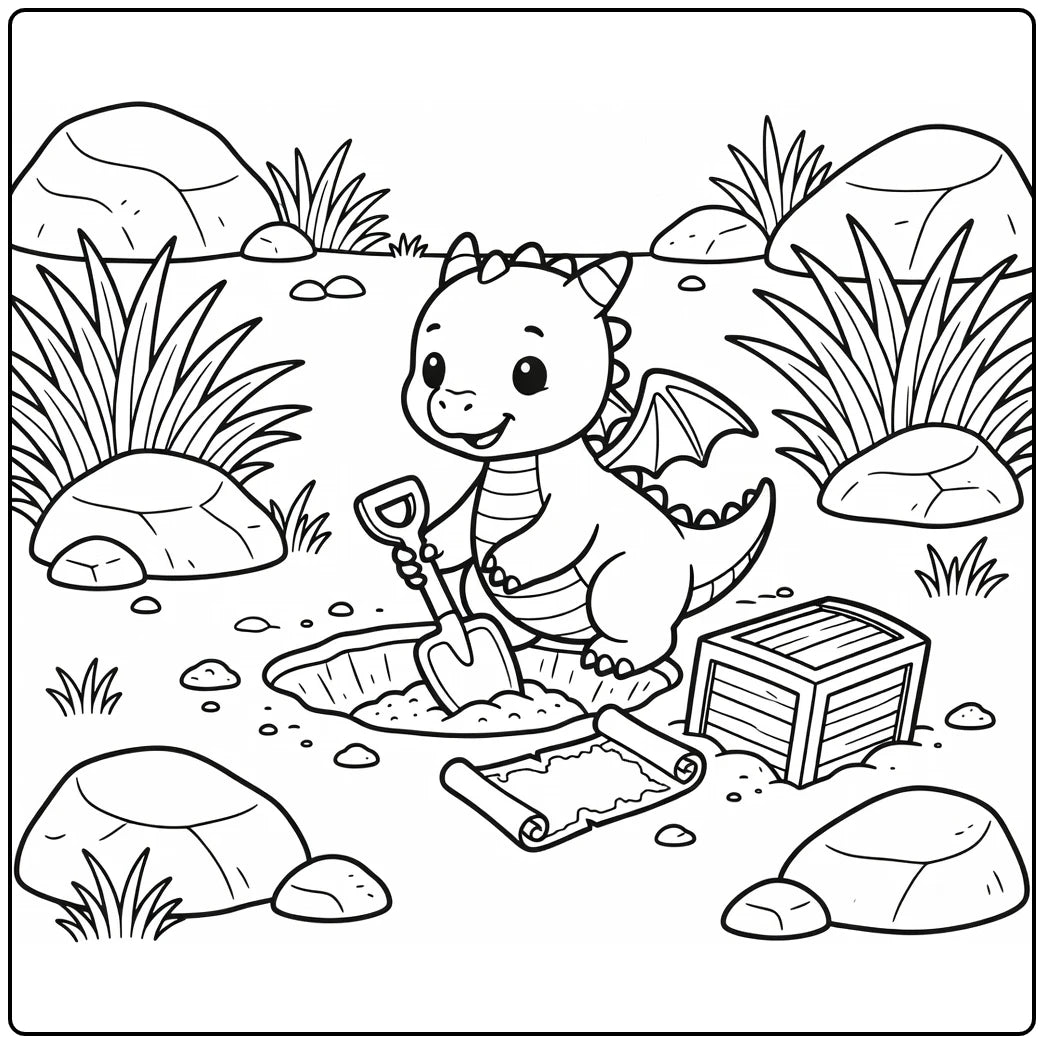 40+ Baby Dragon Coloring Pages