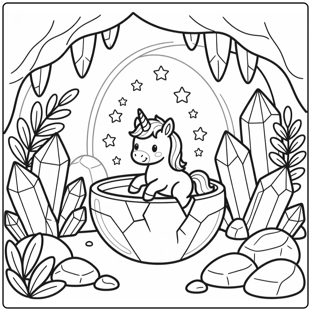 40+ Baby Unicorn Coloring Pages