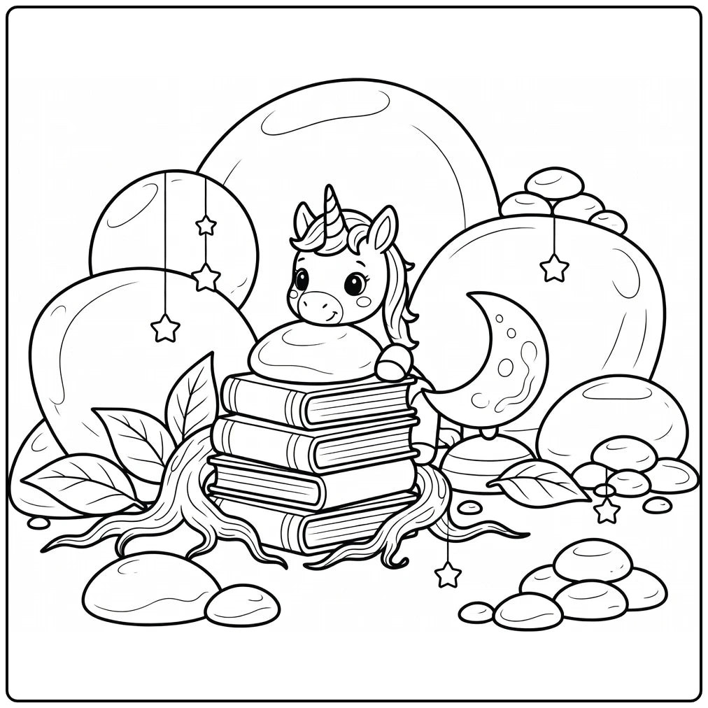 40+ Baby Unicorn Coloring Pages