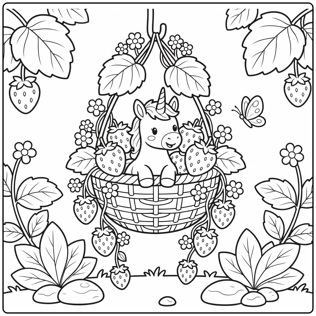 40+ Baby Unicorn Coloring Pages