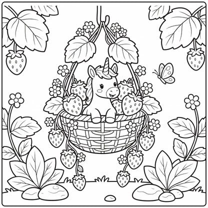 40+ Baby Unicorn Coloring Pages