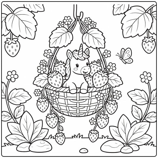 40+ Baby Unicorn Coloring Pages