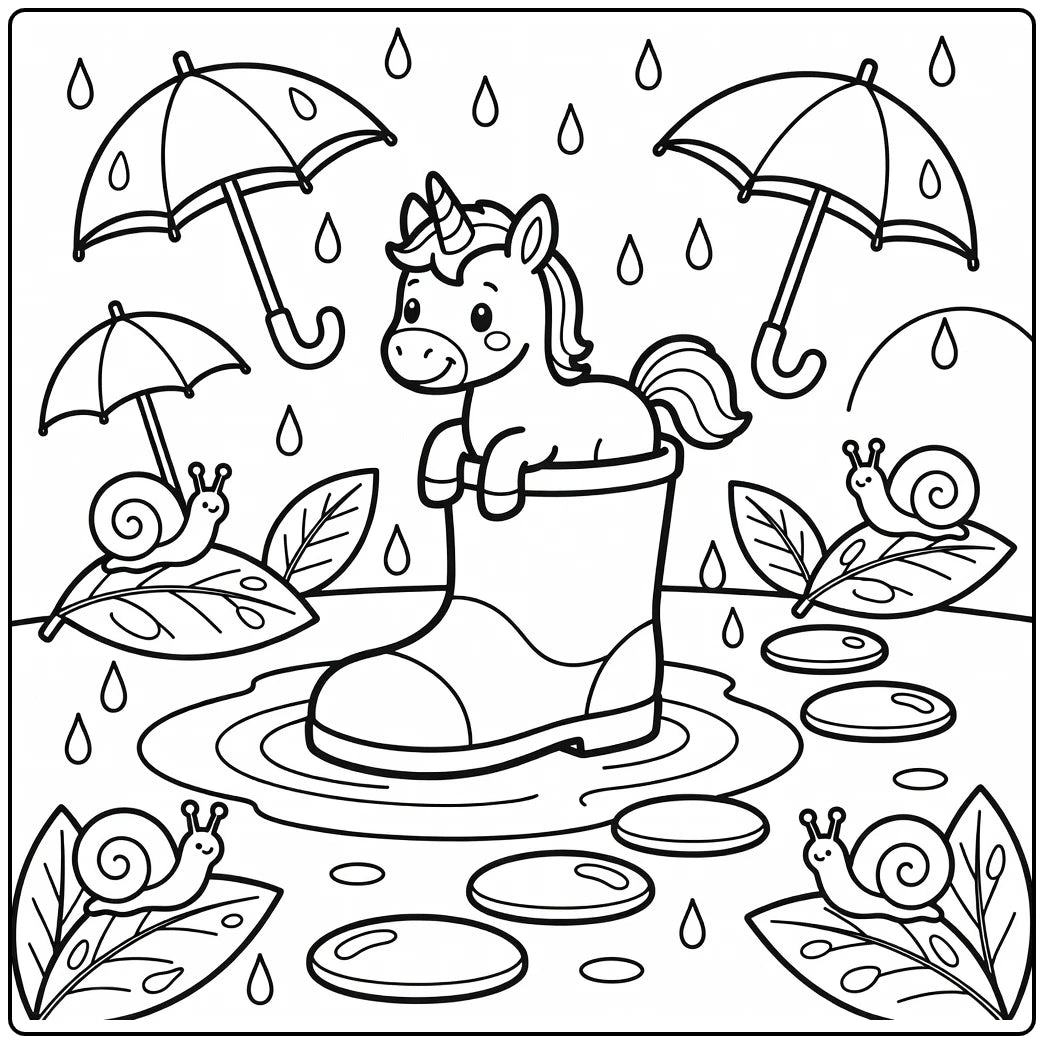 40+ Baby Unicorn Coloring Pages