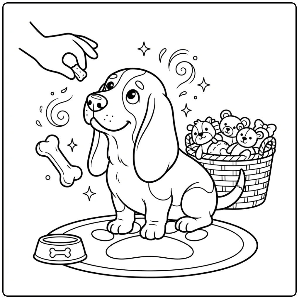 40 Basset Hound Coloring Pages: Printable PDFs To Print