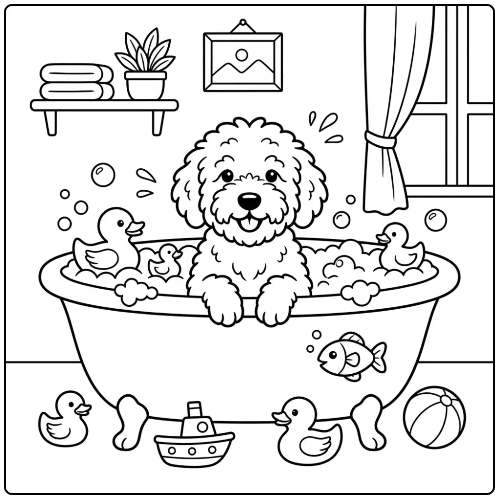 40 Golden Retriever Coloring Pages: Printable PDFs To Print