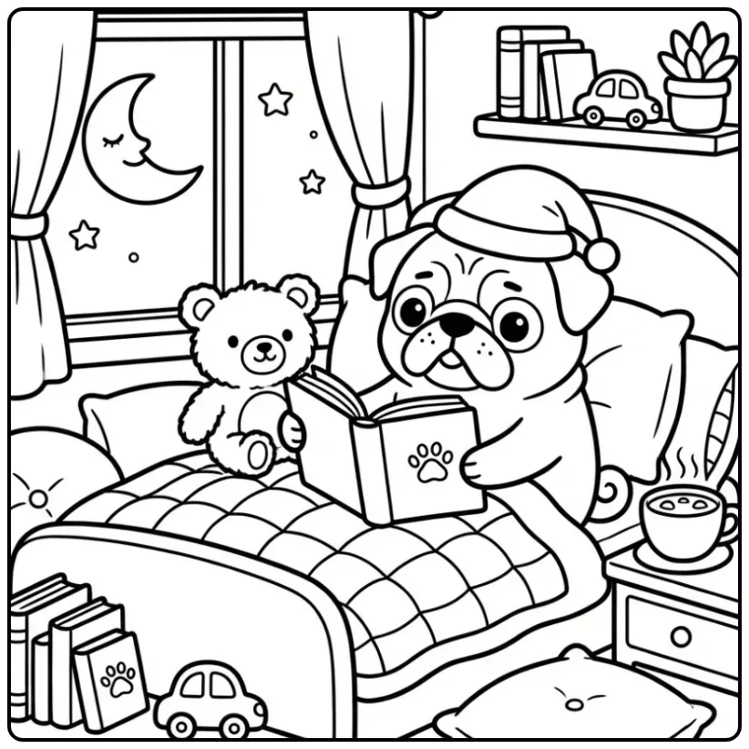 63 Pug Coloring Pages: Printable PDFs To Print
