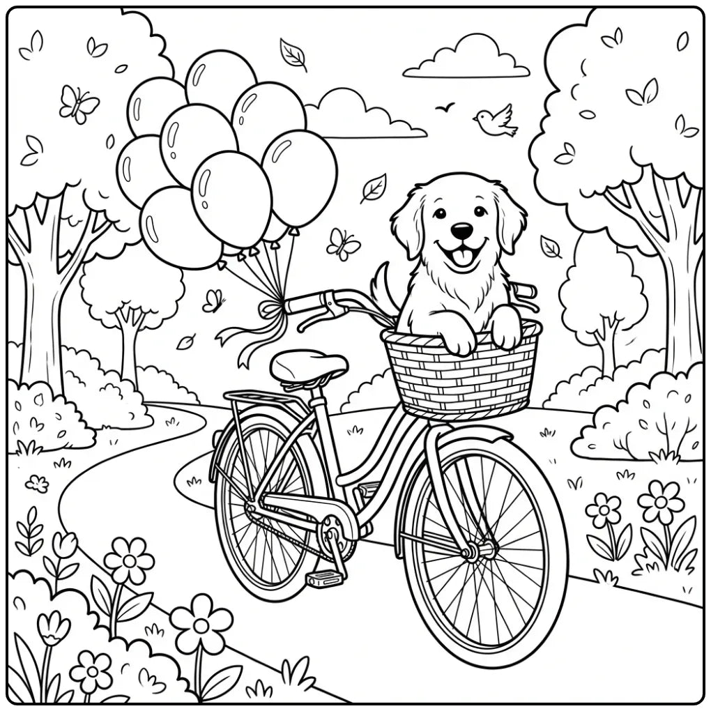40 Golden Retriever Coloring Pages: Printable PDFs To Print
