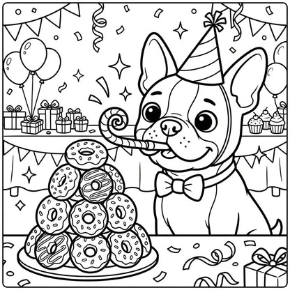 40 Boston Terrier Coloring Pages:  Printable PDFs To Print