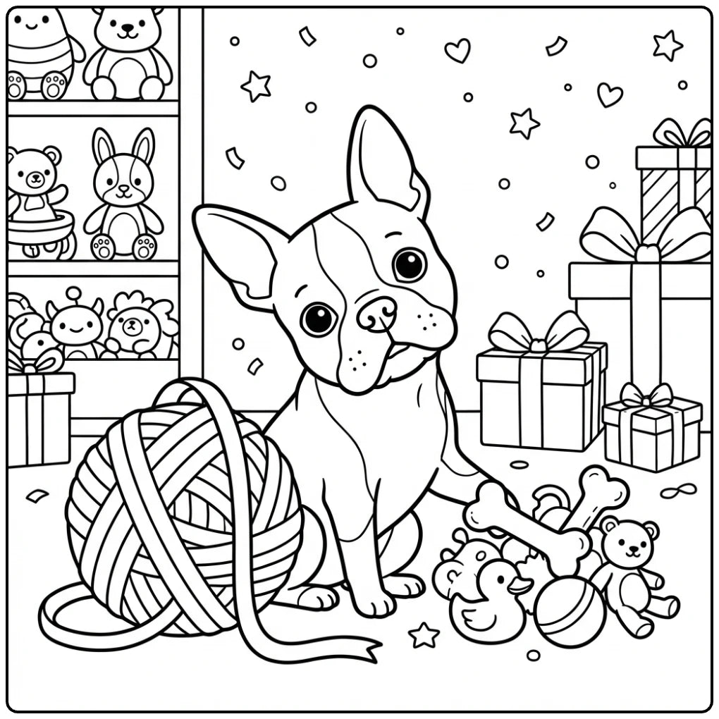 40 Boston Terrier Coloring Pages:  Printable PDFs To Print