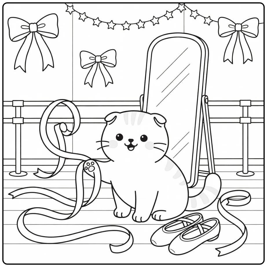 50 Cat Coloring Pages Bundle : Printable PDFs To Print (Pack 1)