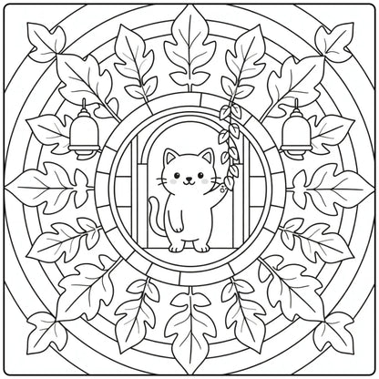 30 Mandala Cats Coloring Pages: Printable PDFs To Print
