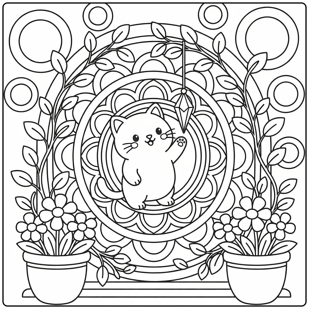 30 Mandala Cats Coloring Pages: Printable PDFs To Print