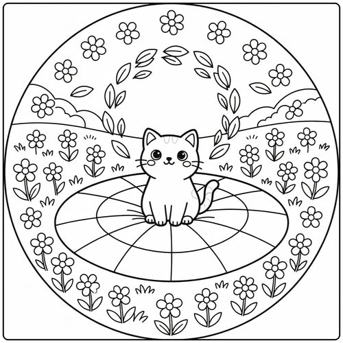 30 Mandala Cats Coloring Pages: Printable PDFs To Print