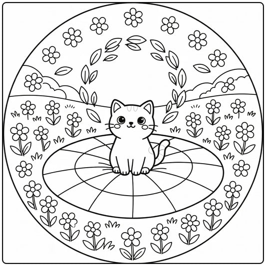30 Mandala Cats Coloring Pages: Printable PDFs To Print
