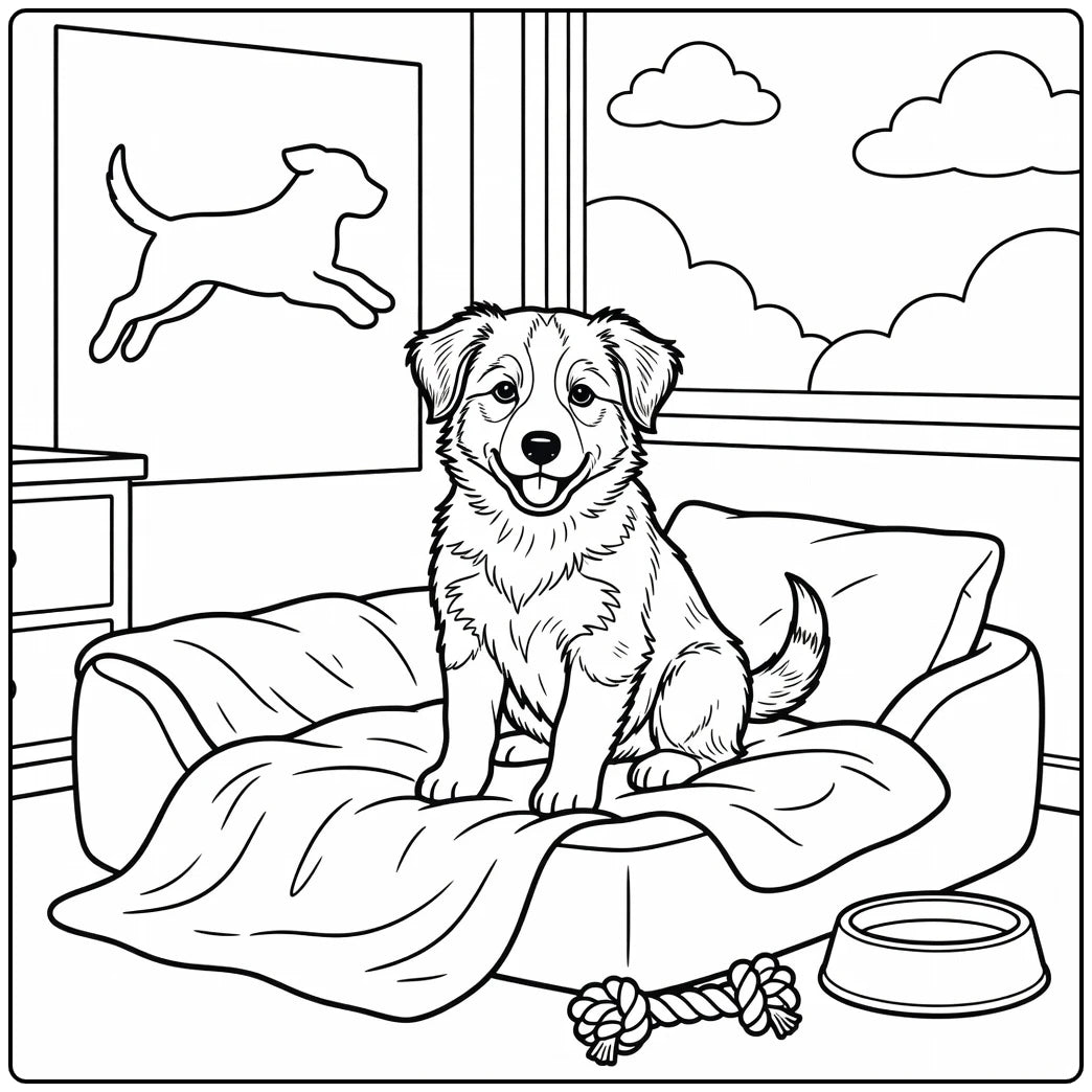 39 Border Collie Dogs Coloring Pages for Preschoolers : Printable PDFs To Print