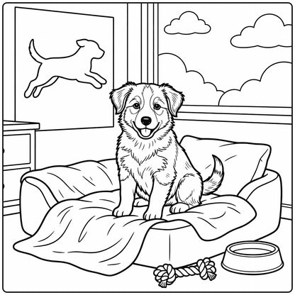 39 Border Collie Dogs Coloring Pages for Preschoolers : Printable PDFs To Print