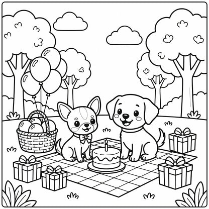 30 Cute Dog Coloring Pages for Preschoolers : Printable PDFs To Print