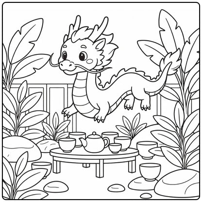 51 Chinese Dragon Coloring Pages