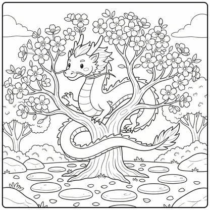 51 Chinese Dragon Coloring Pages