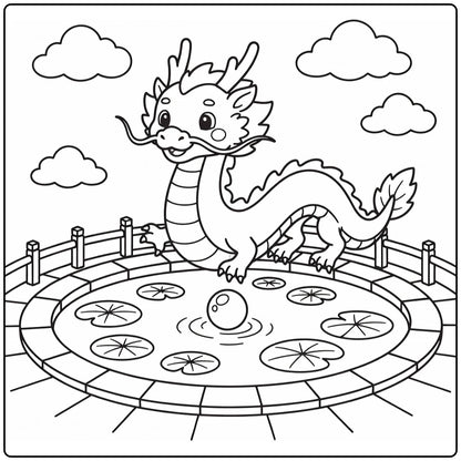 51 Chinese Dragon Coloring Pages