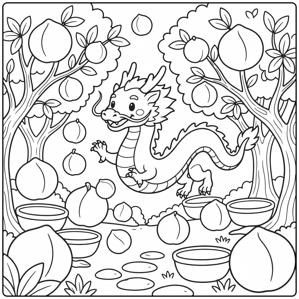 51 Chinese Dragon Coloring Pages