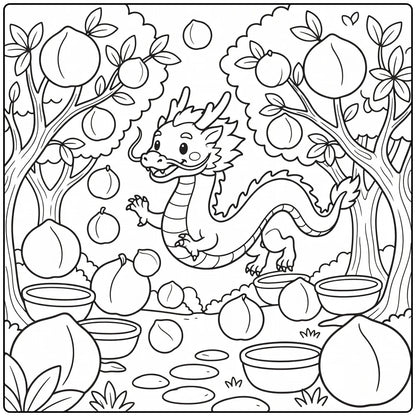 51 Chinese Dragon Coloring Pages