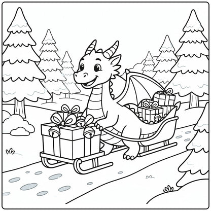 130+ Dragon Coloring Pages