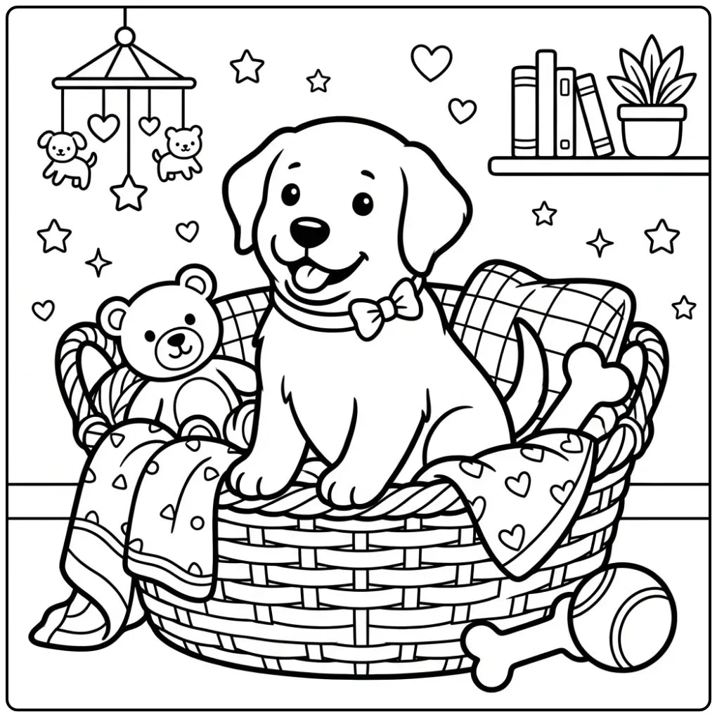 40 Labrador Retriever Coloring Pages: Printable PDF To Print