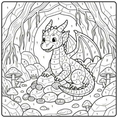 130+ Dragon Coloring Pages