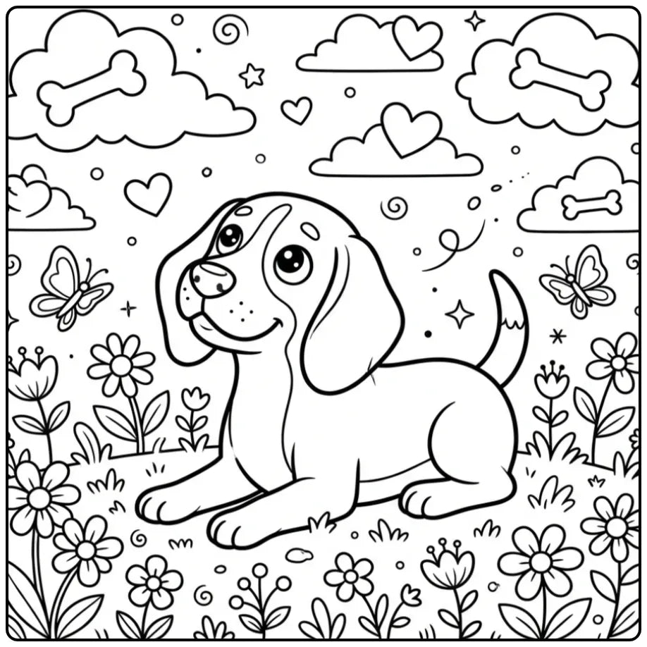 50 Beagle Coloring Pages: Printable PDFs To Print
